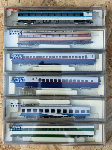 6x KATO N SPUR 4074 215 S5026 6008 80 PERSONENWAGEN CAR IN OVP BOX (EXC-7-NT) | Condition: Gebraucht
