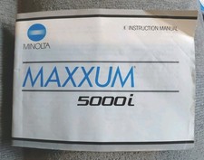 Vintage Minolta Maxxum 5000i Camera Instruction Manual Booklet Clean