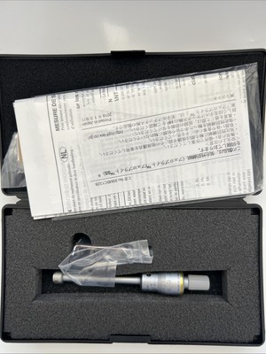 3-Punkt Innen Messschraube Mikrometer Mitutoyo, Ø 10-12 mm, 368 163,Hofm.429000