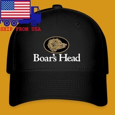 Boar's Head Deli Meats Black Hat Baseball Cap Size S/M & L/XL
