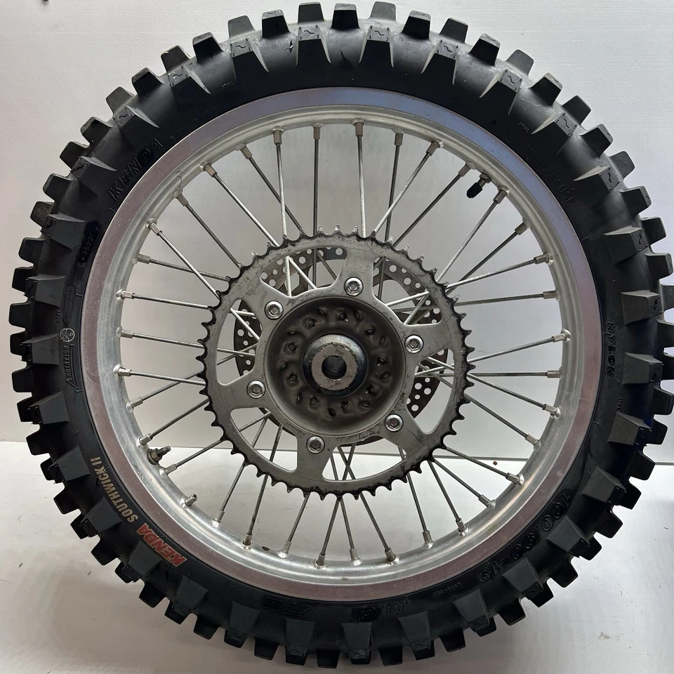 05 - 21 YAMAHA YZ125 YZ 125 RUEDA TRASERA MONTAJE LLANTA BUJE NEUMÁTICO OEM Foto 2 de 4