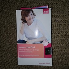 Medi Mediven Comfort thigh-high compression stockings Ebony size III Read Desc 