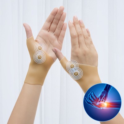 Imontic InnovaGoods 2 Kompressions-Handgelenkschoner mit Magnetpunkten