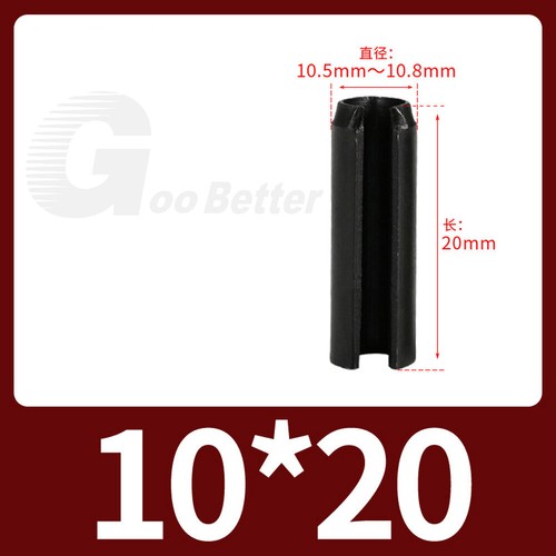 Spannstifte Spannhülsen Hohlsplinte Schwarz Verzinkt Stahl DIN 1481 1.5mm - 12mm - Picture 122 of 147