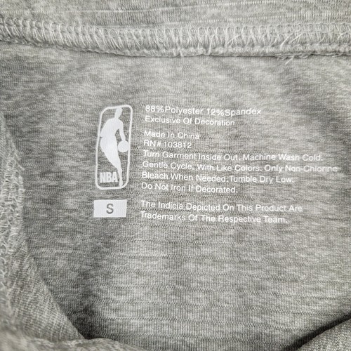 Chicago Bulls Womens Small Gray 1/4 Snap Pullover NBA Sweater Mock Neck NEW - Picture 6 of 10