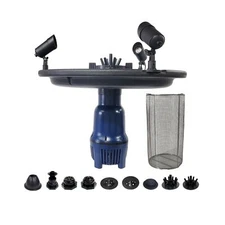 HALF OFF PONDS 1 HP Floating Fountain | 100 Foot Cord | 12 Patterns | Color-C...