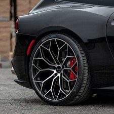22 Giovanna Monte Carlo Black Machine Wheels Tires Audi Q7touareg Cayenne New