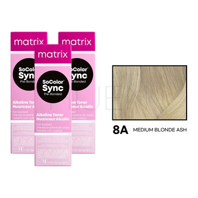 [3PACKS] MATRIX SoColor Sync Pre-Bonded Alkaline Toner (CHOOSE YOUR COLOR)