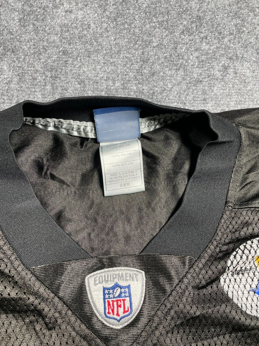 Reebok Men's Black Equipment NFL Players Sports Jersey T