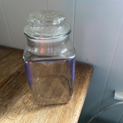Vintage Glass Canister Labor Union United Paperworkers AFL CIO Anchor Hocking - Picture 4 of 6