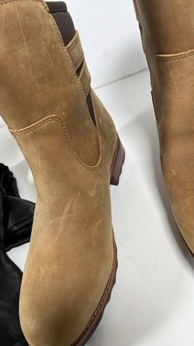 NWT MUCK BOOT Suede Boots Women's Sz 8 with 2 Dust Bags~Suede Scuff Lines C Pics - Picture 9 of 17
