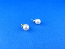 Ohrringe / Perlenohrringe / Ohrstecker Gold 750 Gelbgold mit Perlen