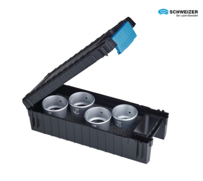 Uhrmacherlupenset Profi-Set Tech-Line 6x,8x,10x,15x Ku.-Kass.4tlg.SCHWEIZER