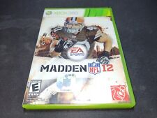 Madden NFL 12 EA Sports Football Microsoft Xbox 360 EX+NM condition COMPLETE!