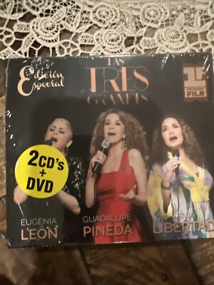 Las tres grandes Eugenia Leon, Guadalupe Pineda, Tania libertad 1F 2CD+DVD