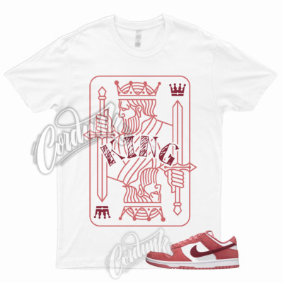 KING T Shirt for Dunk Valentines Day Low WMNS Team Red Adobe Air Dragon Force 1