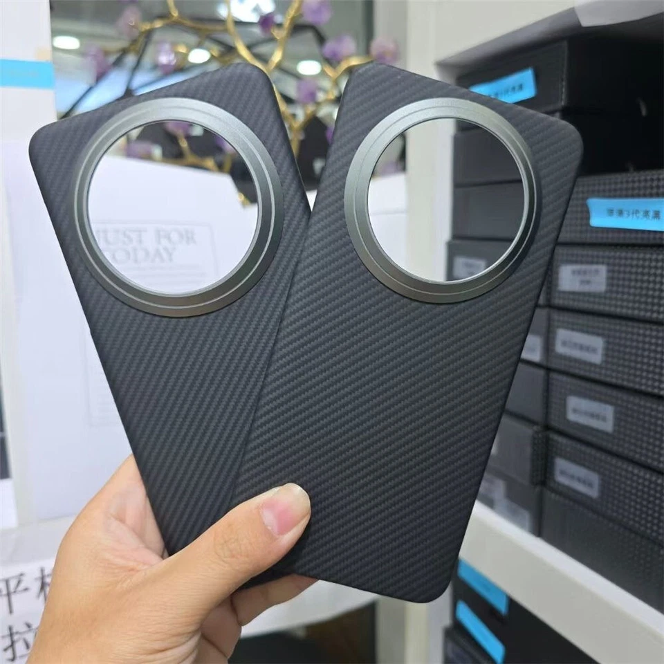 Genuine Carbon Fiber Magsafe Case For Huawei Mate70 Pro 70 Matte Hard Cover - Image 2 of 4