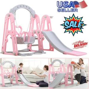 baby swing and slide set