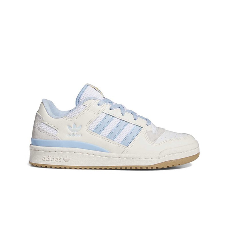 Adidas Originals Forum Low CL (IVORY/SEMI BLUE BURST/IVORY Adidas Originals Forum Low CL (IVORY/SEMI BLUE BURST/IVORY