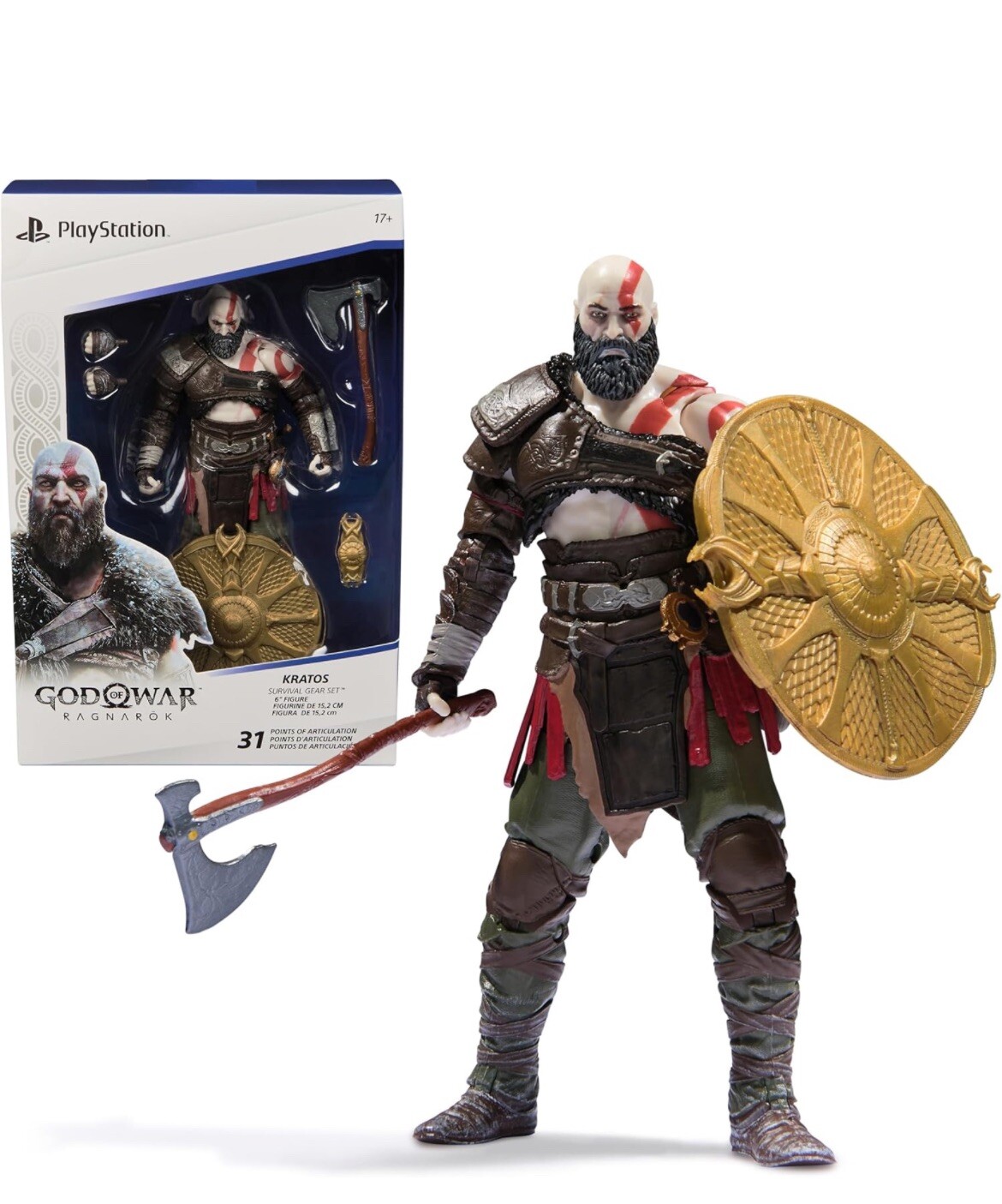 2024 PlayStation God of War Ragnar&ouml;k - KRATOS (Survival Gear) 6in/15.2cm Figure