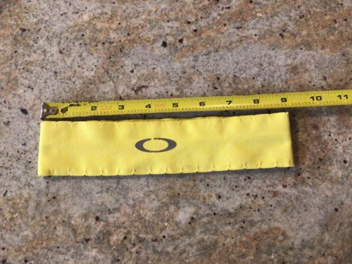 Oakley head band Unisex Yellow Men's Women's Hair Accessory Yellow - Picture 5 of 5