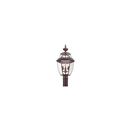 Quoizel NY9043AC 3-Light Newbury Outdoor Lantern in Aged Copper - Picture 5 of 9