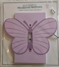 Decorative Electrical Butterfly Faceplate.  Single Switch Cover Novelty  NEW