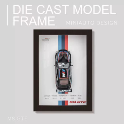 1:32 Photo Frame Version Alloy Metal Sports Car Model Simulation 3D Racing Car H