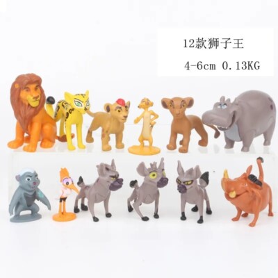 Lion King 12 pcs Action Figures 4-6 cm Hight Simba Timon Classic Toys Children G