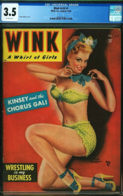 Wink Magazine CGC CERTIFIED 3.5 Vol 10  # 1 Peter Driben Cover
