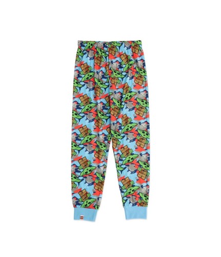 Boys Lounge Pant Pajamas Lego Baby Yoda Size 6/7 (2 Pack) - Bild 6 von 7