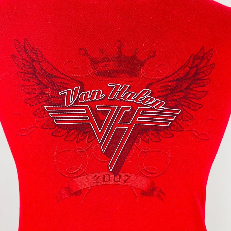Van Halen Logo 2007 Mens L Graphic T-Shirt Shirt (Kids Size) - Image 2 of 4
