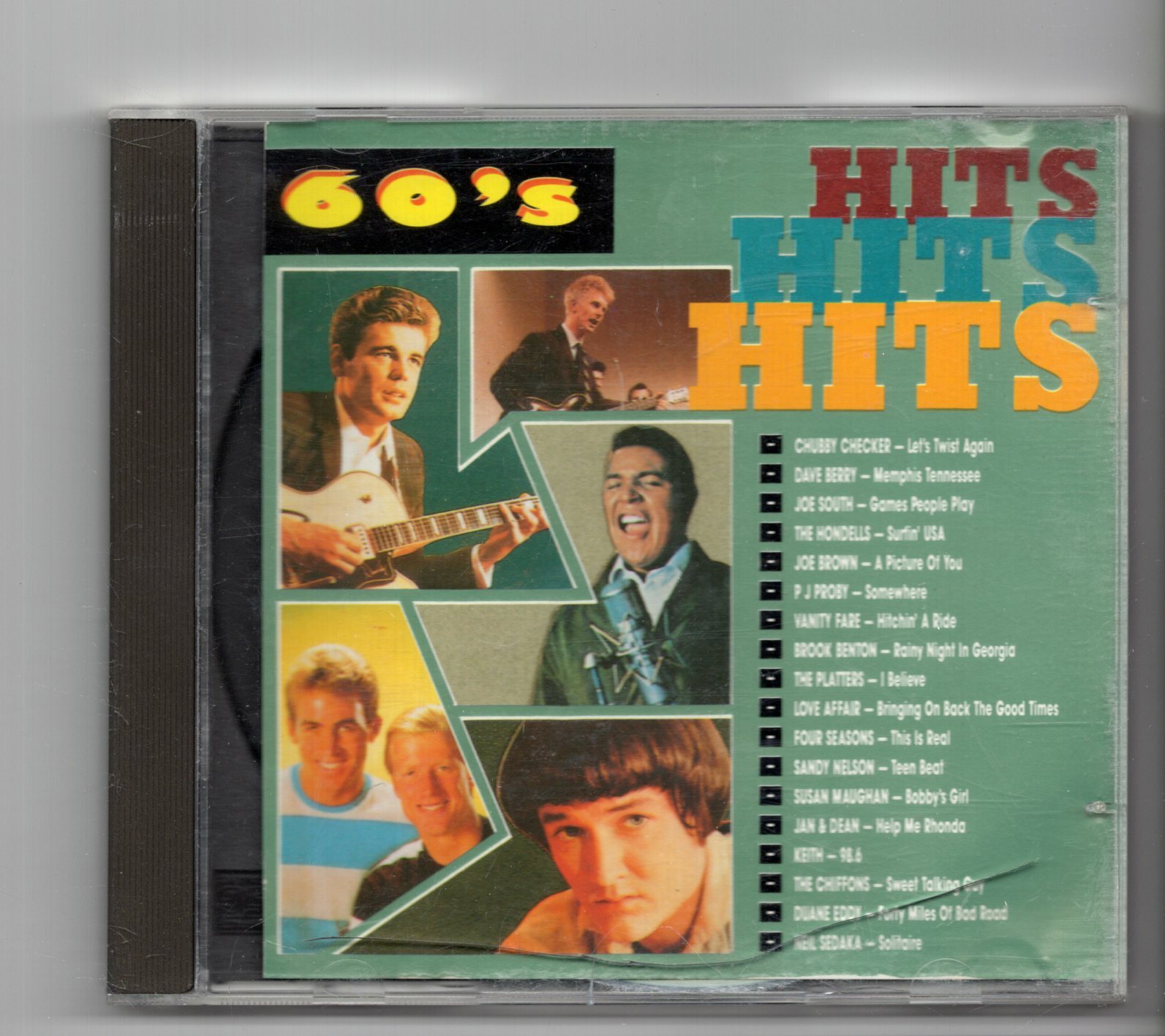 (JJ506) Hits Hits Hits, 60s, 18 tracks various artists - CD