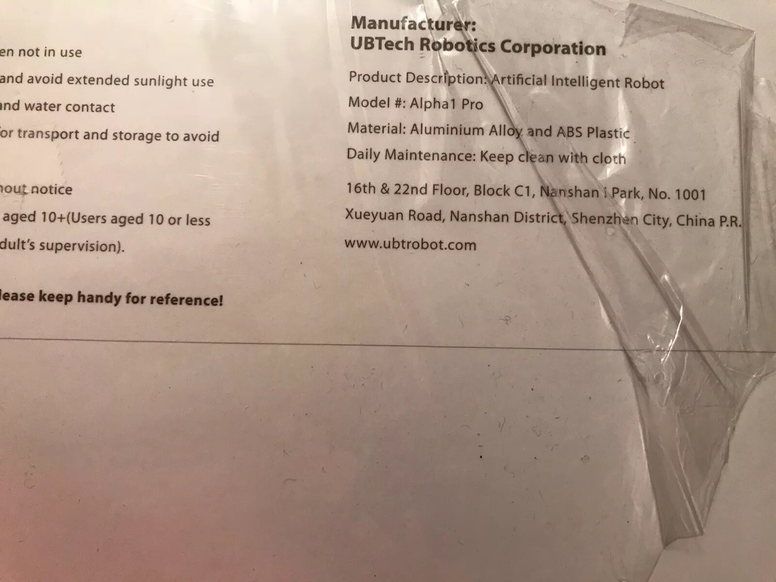 ubtrobot alpha 2 price