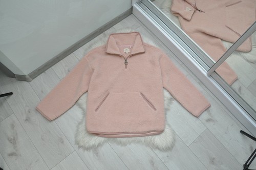 Barbour wildsmith popover fleece pink 
