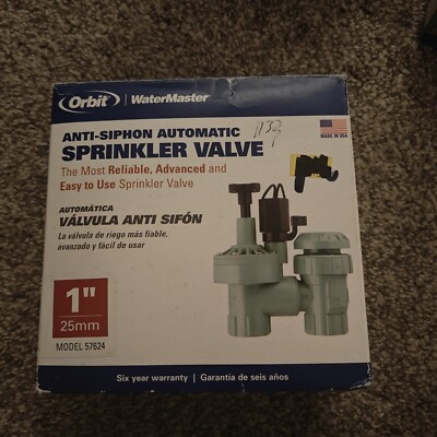Orbit Irrigation Automatic Anti-Siphon Valve w/ Flow Control 100 Series 1'' FPT