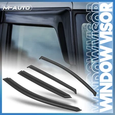 Tape-On Window Visor Vent Wind Rain Deflector Sun Guard for 10-15 Hyundai Tucson