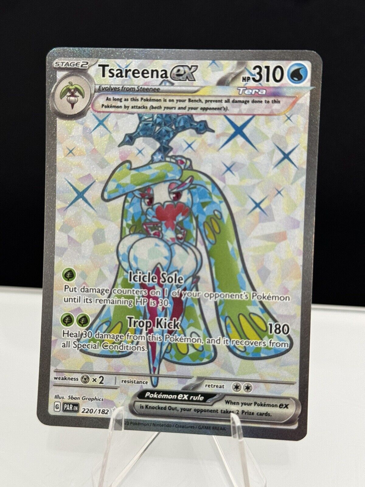 Pokemon TCG: Tsareena EX 220/182 - SV: Paradox Rift - Ultra Rare NM