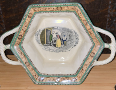 Adams Tunstall England Cries of London, Milk Maids Obstkorb, Servierschale