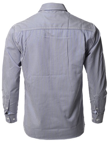 FashionOutfit Men's Cotton Based Casual Formal Long Sleeves Button Down Shirt - Picture 28 of 44