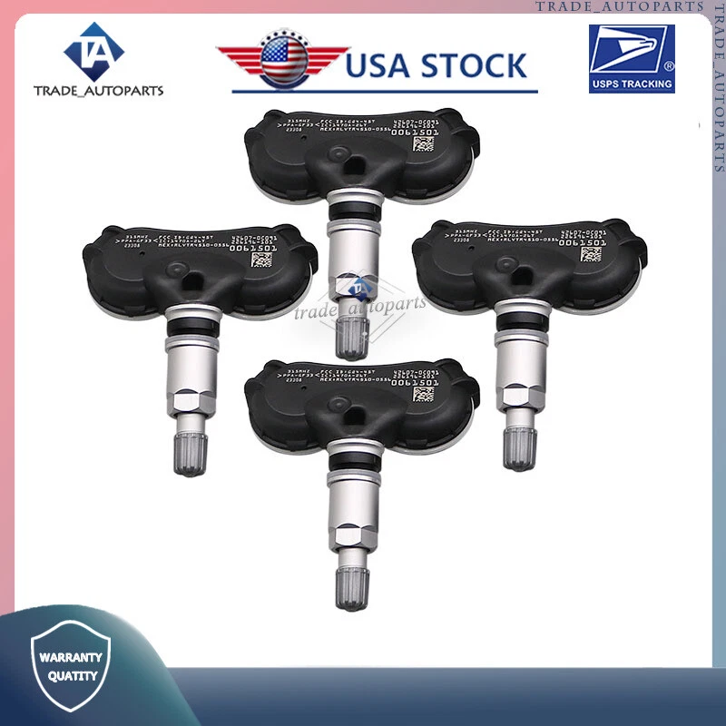 4x Sensores de neumáticos 42607-0C091 Sensor TPMS para Toyota Highlander RAV4 2020-2023 EE. UU. Foto 3 de 4