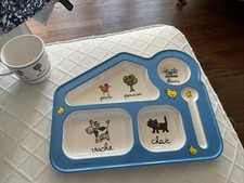 Baby Cie Divided Melamine Boys Plate And Cup FrenchThemes