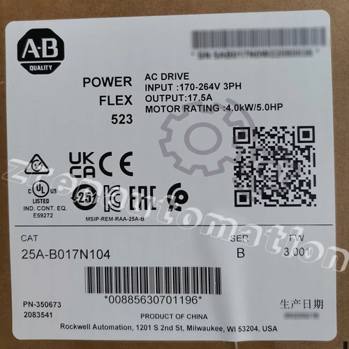 NEW 25A-B017N104 AB 25A-B017N104 Spot Goods! UPS Expedited Shipping