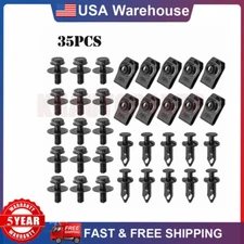 For Jeep Body Bolts & U-nut Clips M6 Engine Cover Undertray Splash Shield Guard
