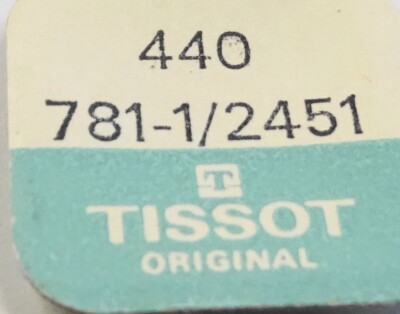 Pièce De Mouvement De Montre - Ressorts Pour Tissot 781.1 2451 - Neuf Sans étiquette