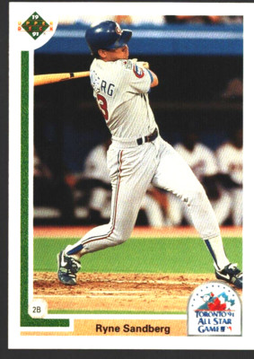 1991 Upper Deck Final Edition Baseball Card #93F Ryne Sandberg AS