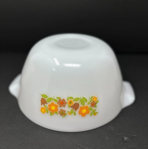 Anchor Hocking Bowls Fire King Gingham Garden Nesting Bowls Set of 3 10" 8.5" 7" - Picture 5 of 12