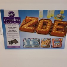 Wilton Countless Celebrations Cake Pan Set Alphabet  Numbers Cake Tin