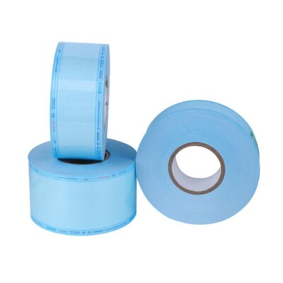 1 Roll Dental Self-Sealing Disposable Autoclave Sterilizing Pouch Bag 7.5cm×200m