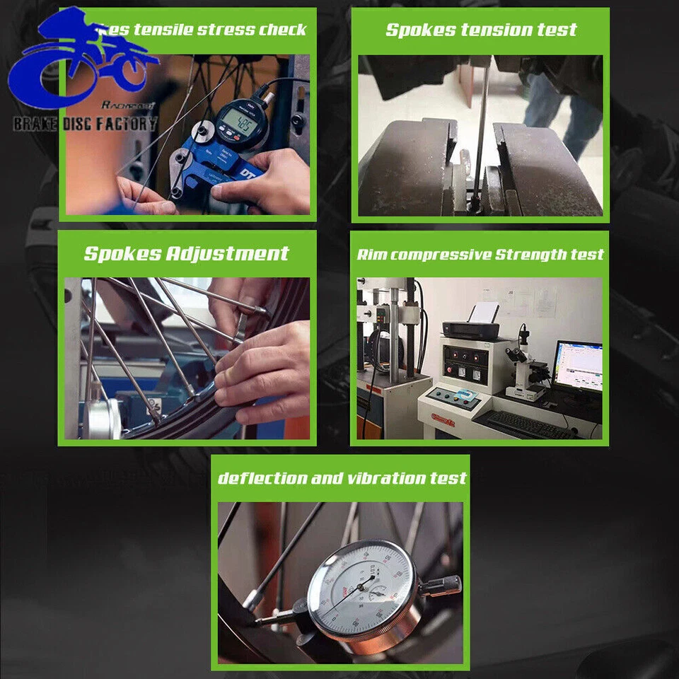 For Yamaha 19"x2.15" CNC Rear Wheel Rim YZ 125 250 WR450F YZ450FX WR250F YZ250FX Foto 2 de 4